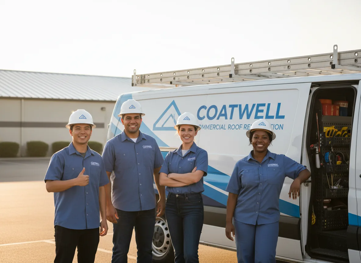 Commercial roof coating company in Ashby, MA